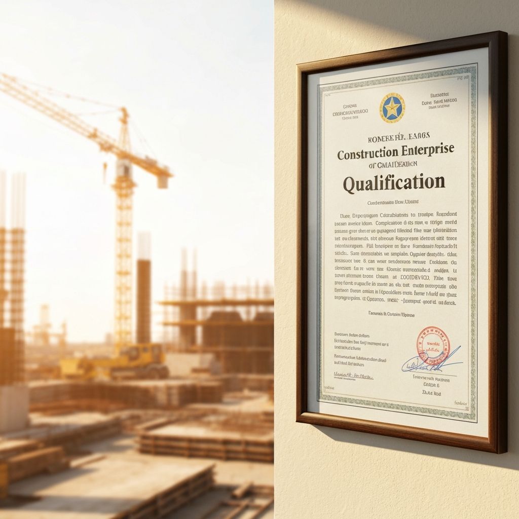 建筑业企业资质证书