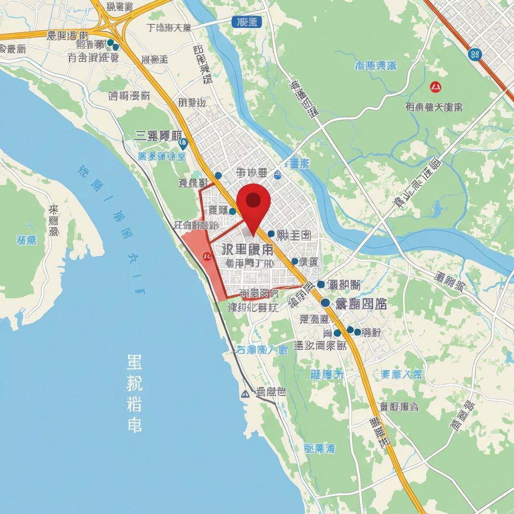 宁波市镇海区南一西路858号地图位置