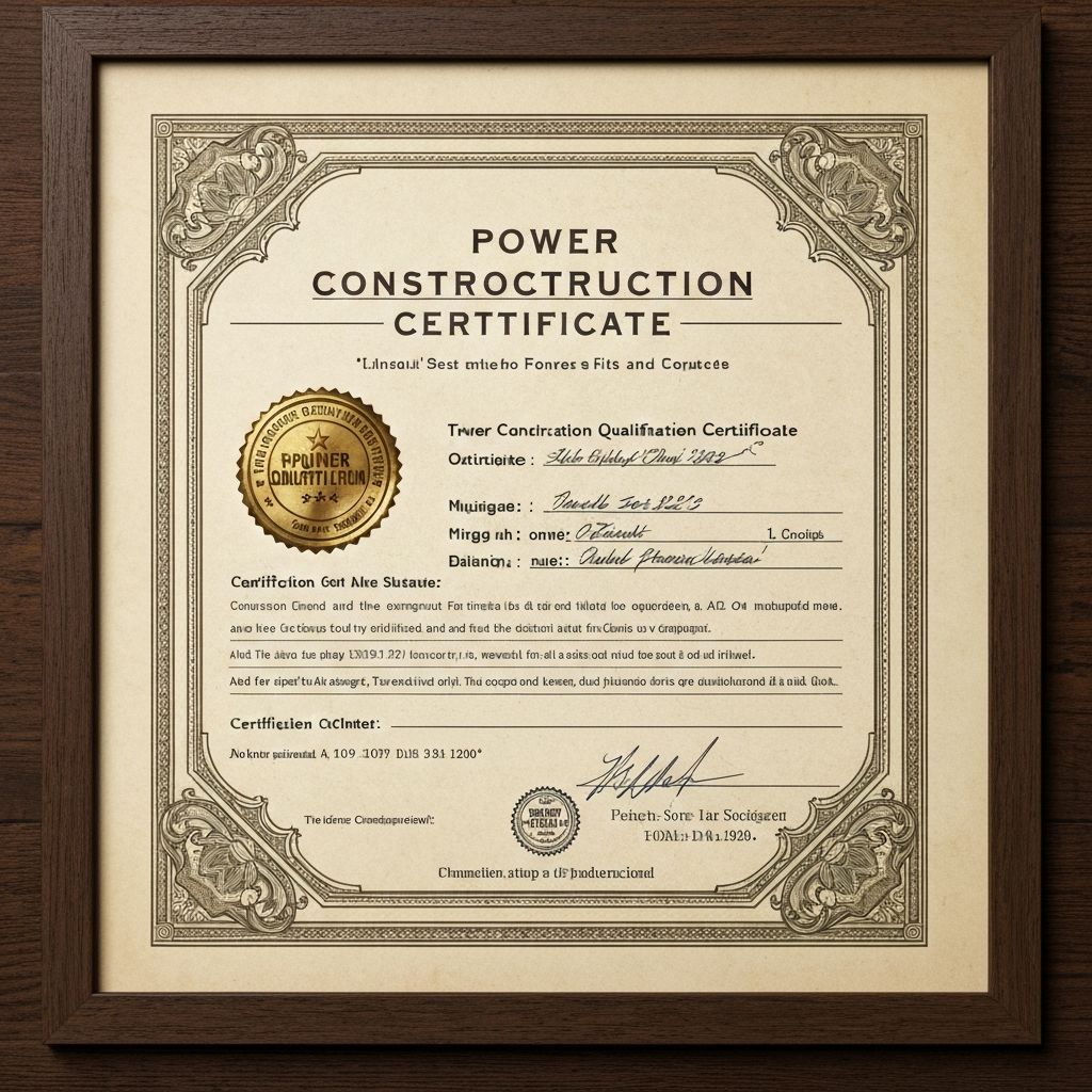 电力工程施工总承包 贰级